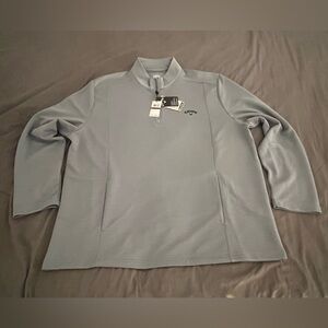 Callaway golf light blue 1/4 zip pullover New